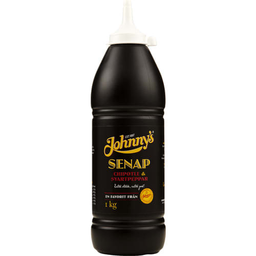 Senap chipotle svartpeppar Johnnys 1kg Ketchup, senap & chilisås