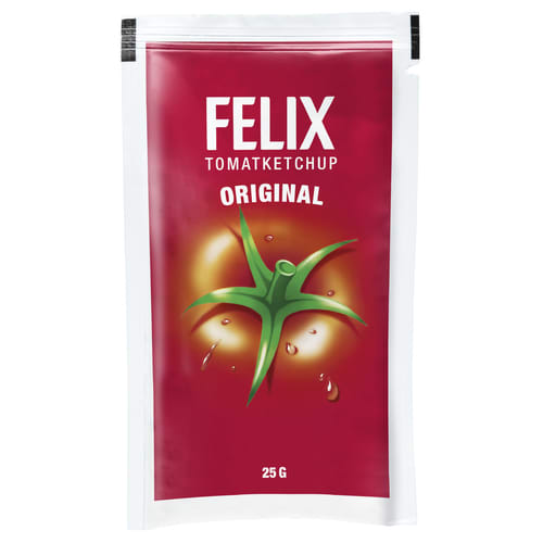 Ketchup Felix portion 25g Ketchup, senap & chilisås