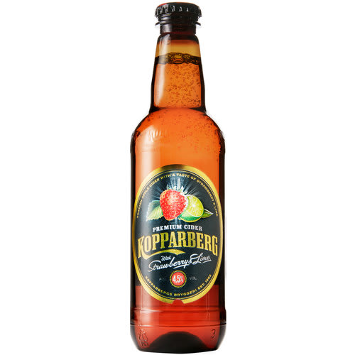 Kopparbergs Cider Jordgubb Lime pet 33cl Cider