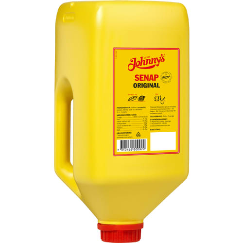 Johnnys senap original 2,8kg Ketchup, senap & chilisås