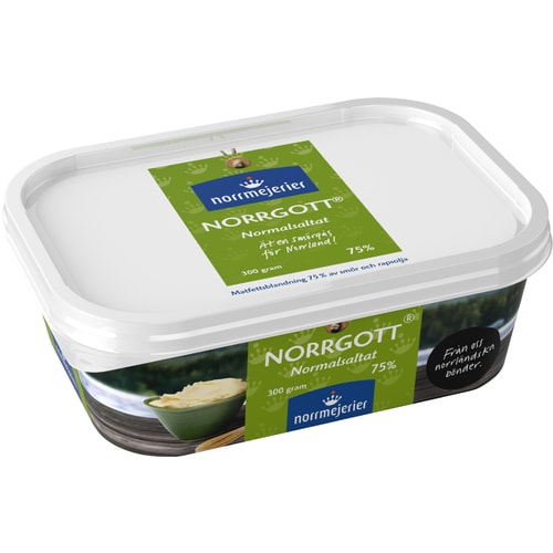 Norrgott normalsaltat 300g - Smör & margarin