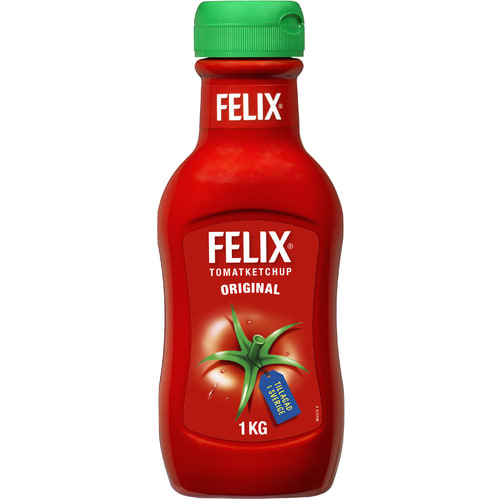 Ketchup Felix Big Pack plastflaska 1kg Ketchup, senap & chilisås