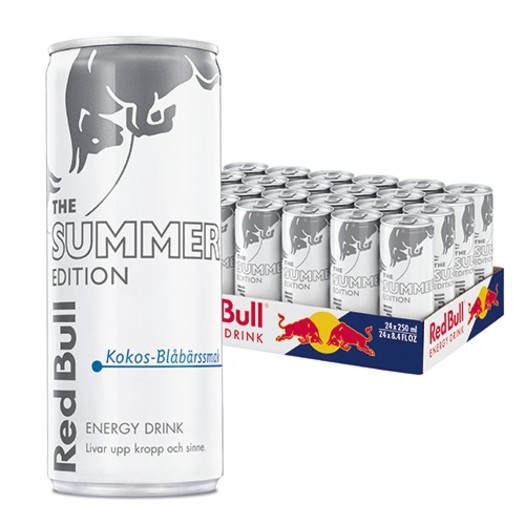 Red Bull Kokos Blåbär Energidryck 25cl
