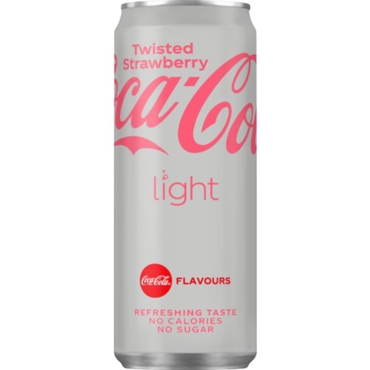 Coca Cola Light Twisted Strawberry 33cl