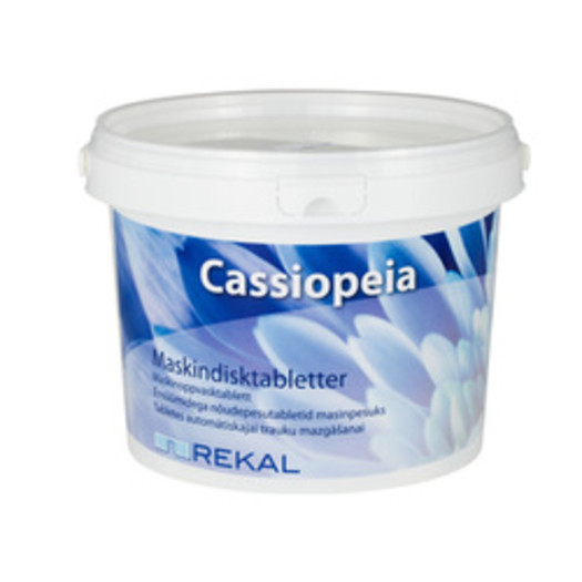 Maskindisktablett Cassiopeia 100st/1,6kg