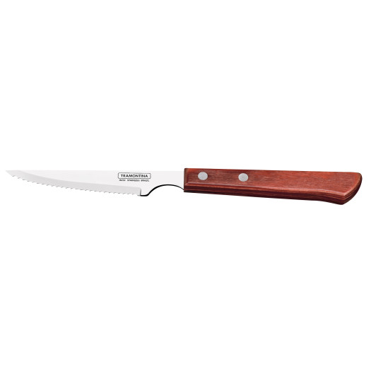 Amigo grillkniv rödbrunt handtag 218mm