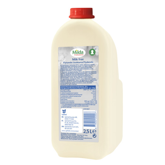 Milda margarin mjölkfri flytande 2,5l