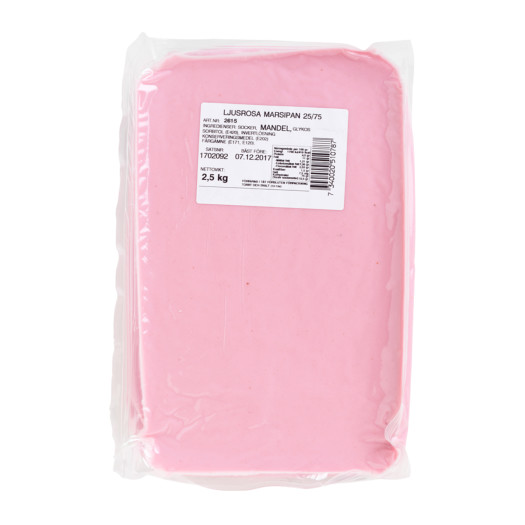 Kavlingmarsipan ljusrosa 2,5kg