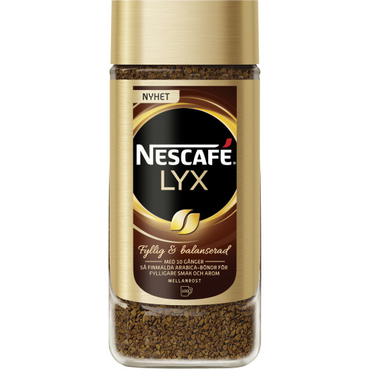 Nescafé Lyx mellanrost snabbkaffe 200g