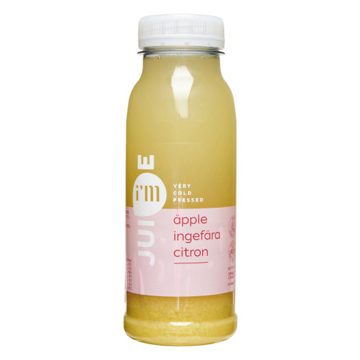 Äpple Ingefära Citron Juice kallpr 25cl