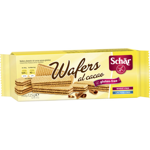 Wafers kakao glutenfri laktosfri 125g