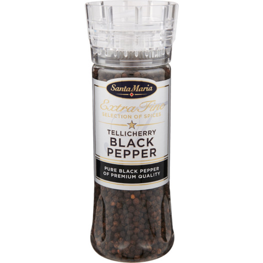 Tellicherry Black Pepper kvarn 210g