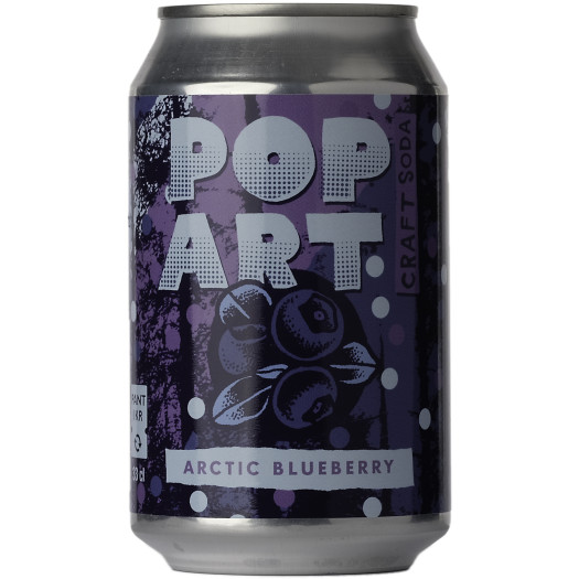 Pop Art Soda Arctic Blueberry 33cl