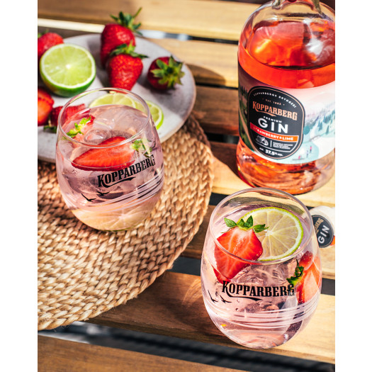Kopparberg Gin Strawberry & Lime 70cl Gin Martin & Servera