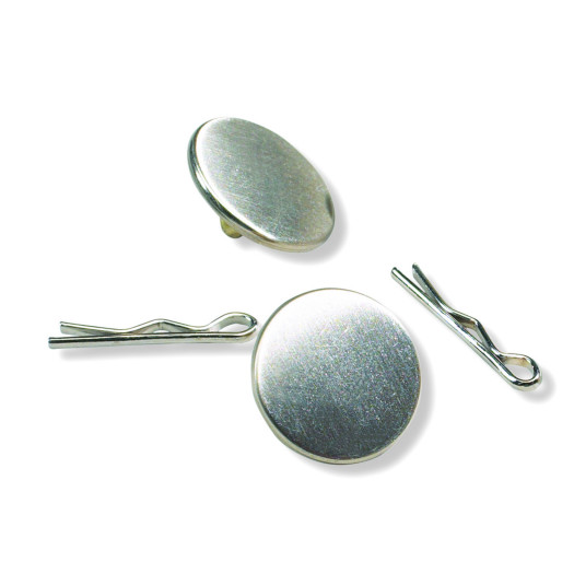 Metallknappar silver 1001 5-pack