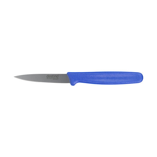 Skalkniv spetsig blå 80mm