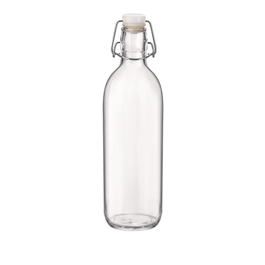 Flaska glas Emilia patentkork H290D85 1L