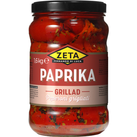 Paprika grillad röd 1,6kg