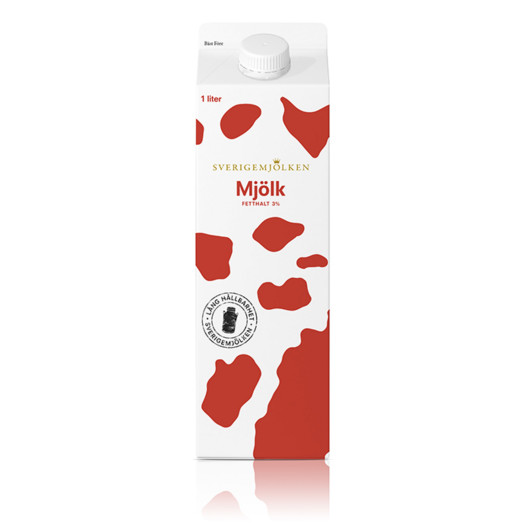 Standardmjölk 3% lång hållbarhet 1L