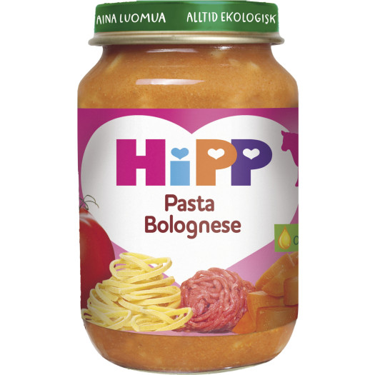 Barnmat pasta bolognese 6mån 190g