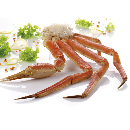Snow crab kokt med skal 4,536kg