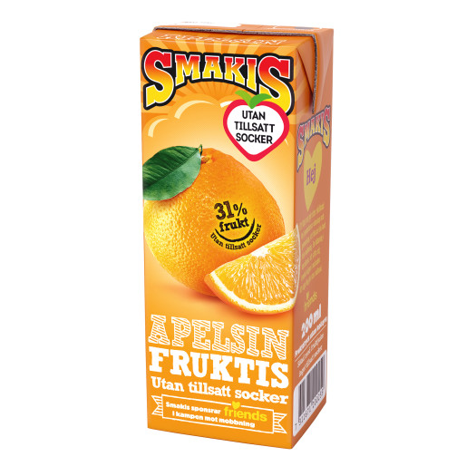 Smakis Fruktis Apelsin 20cl