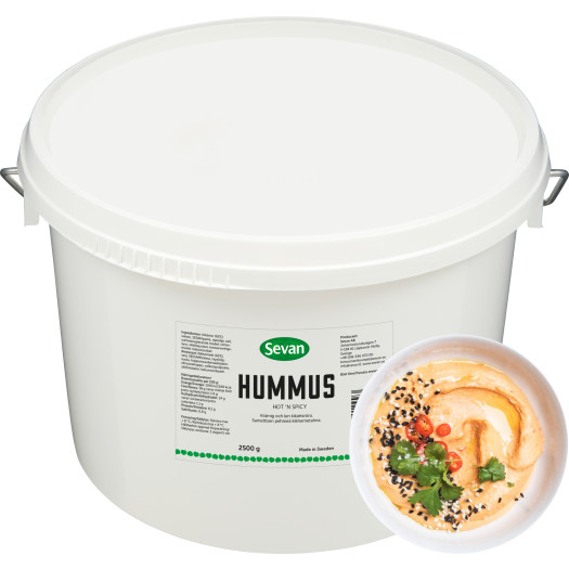 Hummus hot and spicy 2,5kg