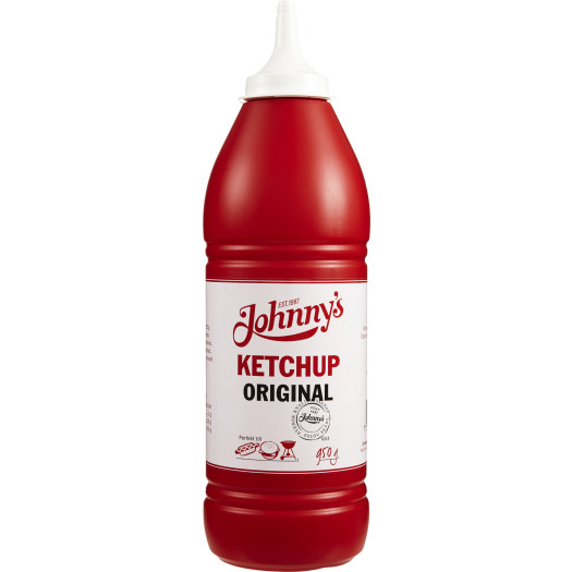 Ketchup Johnnys pipflaska 950g