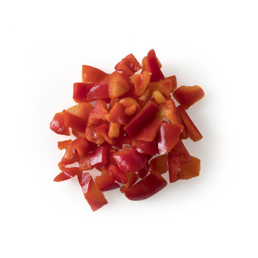 Paprika röd bitar 4x1kg