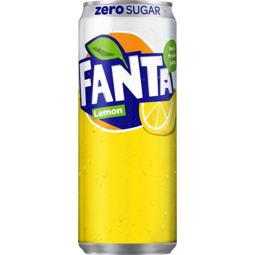 Fanta Lemon Zero Burk 33cl