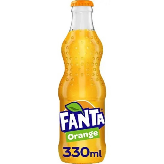 Fanta Orange engångsglas 33cl