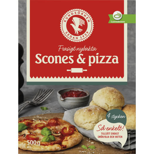 Scones- och pizzamix 500g