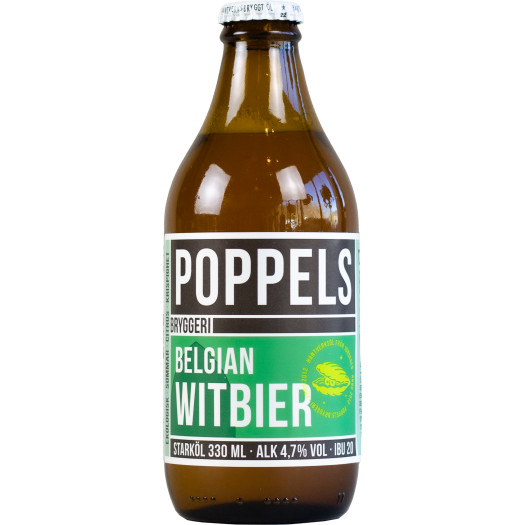 Poppels Organic Belgisk Wit 33cl
