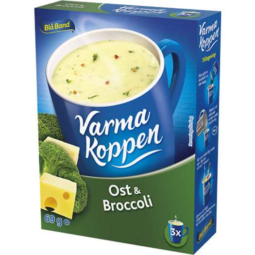 Ost och broccoli Varma koppen 3p 69g