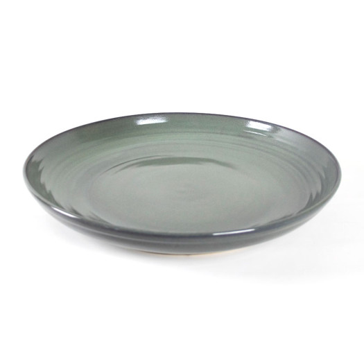 Tallrik flat Stone green 450mm