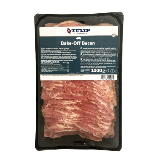 Bacon skivad stekt 36% 1kg