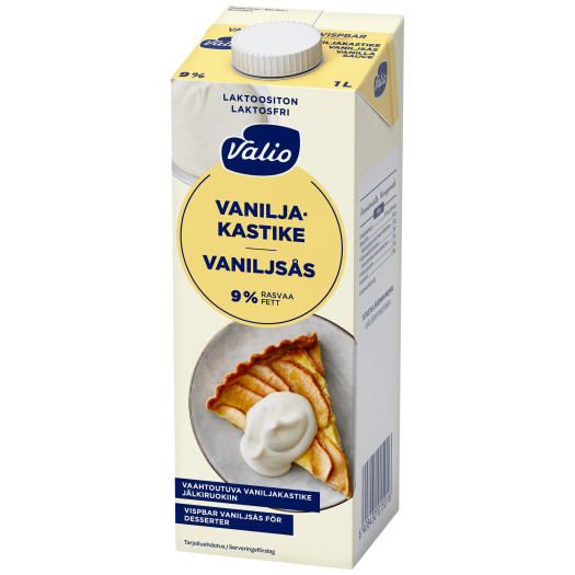 Vaniljsås vispbar laktosfri 1L