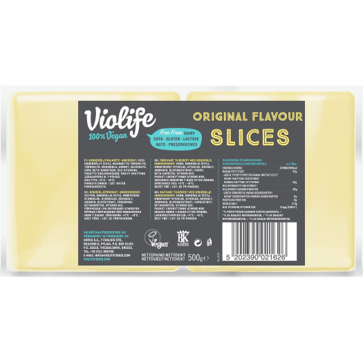 Violife Original Flavour Slices 500g
