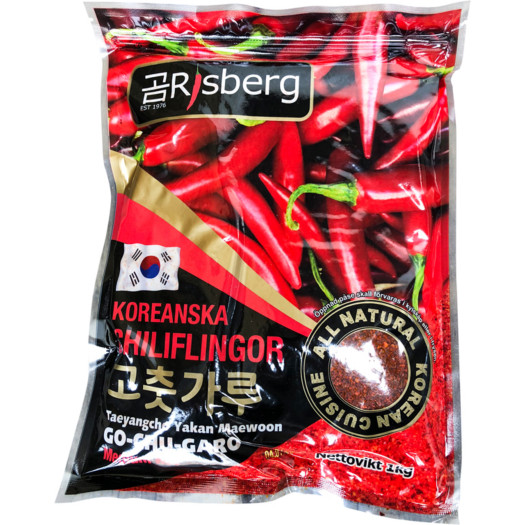 Koreanska Chiliflingor 1kg