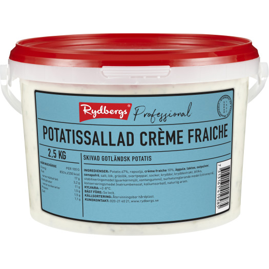 Potatissallad crème fraiche 2,5kg
