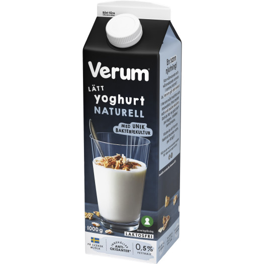 Yoghurt verum mild nat laktosfri 1kg