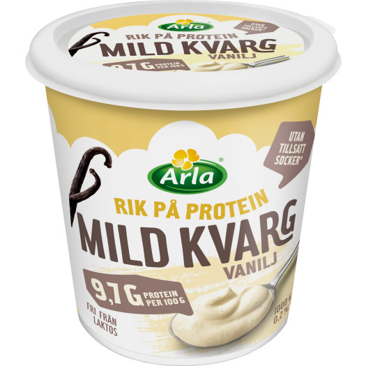Kvarg mild vanilj 1kg
