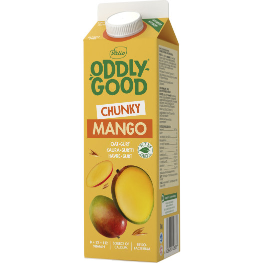 Oddlygood havrebaserad gurt mango 1kg