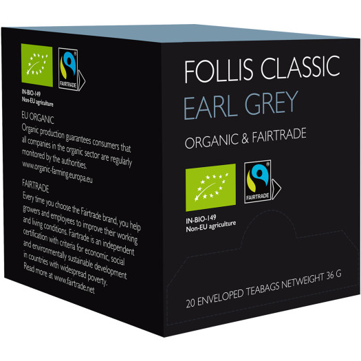 Follis Classic Svart te Earl grey 20p