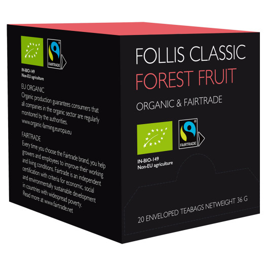 Follis Classic Svart te Forest Fruit 20p