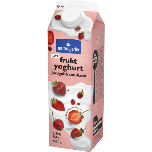 Fruktyoghurt jordgubb smultron 0,5% 1kg