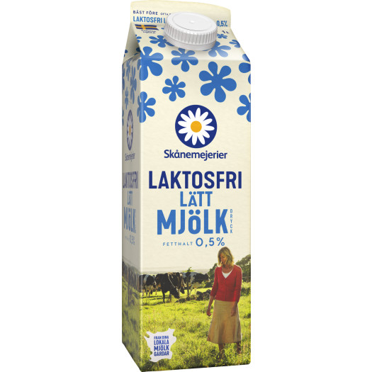 Lättmjölk laktosfri 0,5% 1L
