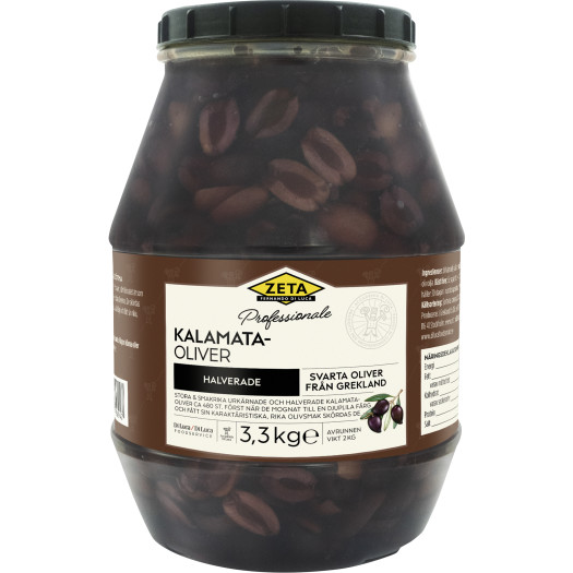 Oliv Kalamata urkärnad halverade 3,3kg
