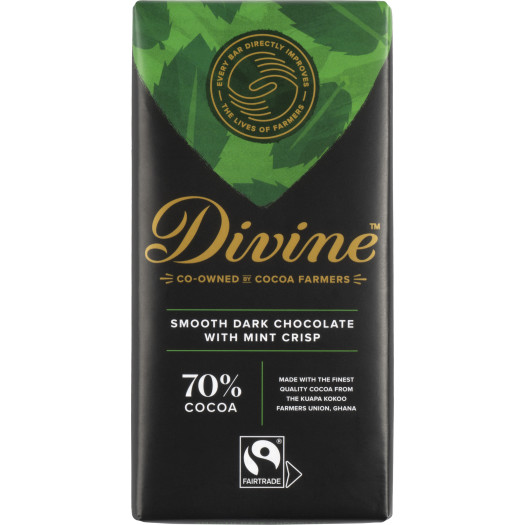 Divine Dark 70% Mint Crisp 90g