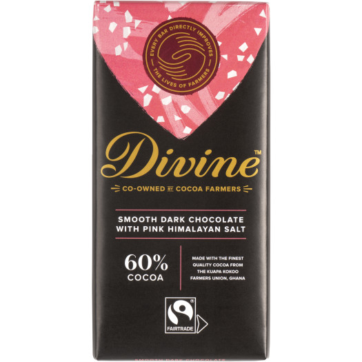 Divine Dark 60% Pink Himalaya Salt 90g